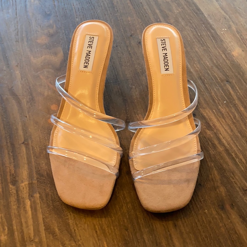 Steve Madden Luminous Lucite Dress Sandals
